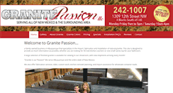Desktop Screenshot of granitepassion.net